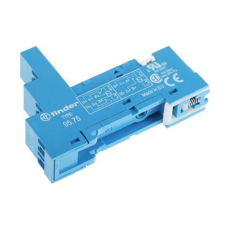 Support relais Finder série 95, 250V c.a., pour Relais séries 40.52, 40.61, 44.52, 44.62 et 40.51 ( Prix pour 1 ) (1/2)