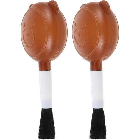 2pcs Souffleur d'air en Plastique pour Nettoyage de Lentille D'appareil Photo Brosse, Souffleur de Poussière Fiable et Solide, pour Entretien Précis (1/5)