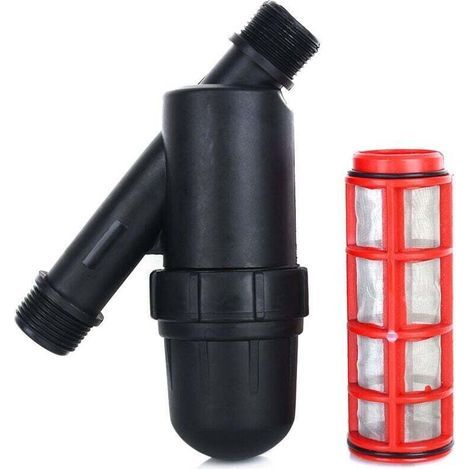 3/4" Irrigation Filter, Mesh Screen Filter for Gardening, Drip Irrigation, Water Tank, Pool Pump (1/4)
