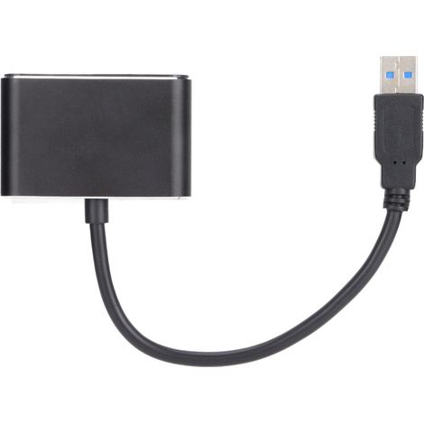 Adattatore da USB 3.0 a HDMI/VGA, supporta la modalità estesa, convertitore di display Full HD, plug and play con installazione del driver, compatibile con sistemi Windows XP, Win7 e Win. (1/4)