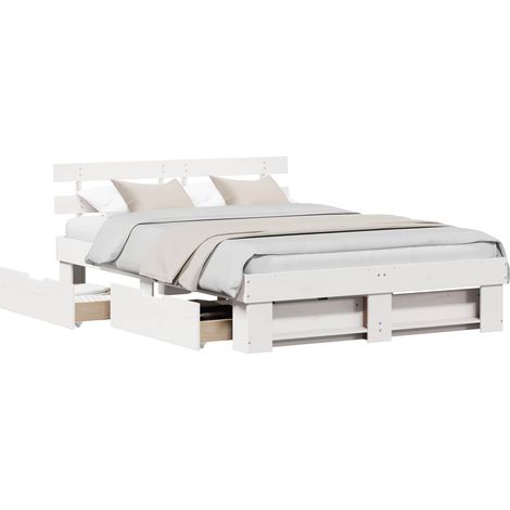 Maison Exclusive - Estructura de cama con cajón 150 x 200 cm Made