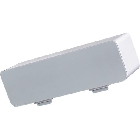Pot à épices mural, 400 ml, grande capacité, récipient de rangement pour épices dans les cuisines et les restaurants, 2e génération, gris, fixation murale (avec cuillère) (1/5)