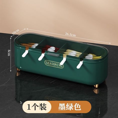 Boîte À Épices - Rangement Multicellulaire Pour Cuisines Domestiques - Bocal À Sel Et Épices - Lot Combiné De Récipients Dosés - 1 Pièce (1/5)