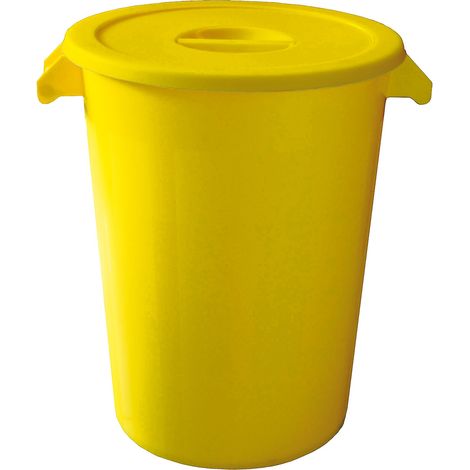 Cubo industrial 100 litros. coloreAmarillo (1/3)