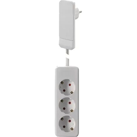 Bachmann 933.007 Aufputz-Steckdose IP20 Weiß (1/2)
