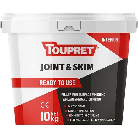 Toupret Ready To Use Joint & Skim 10kg (1/3)