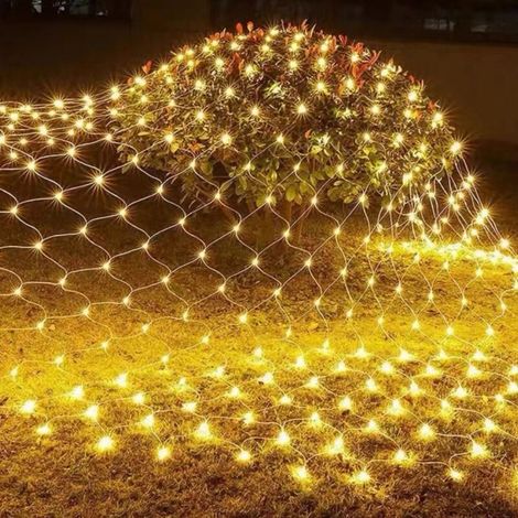 Filet lumineux décoratif 3x3m 320 LED étanche IP44, pour décoration extérieure jardin et terrasse (1/5)
