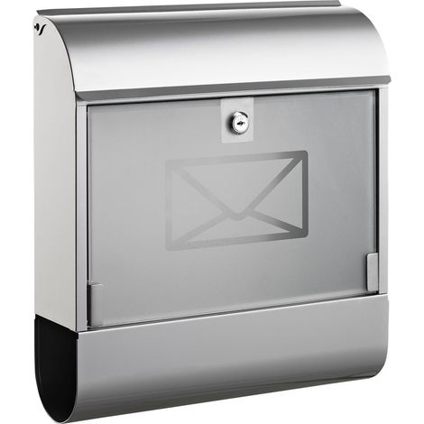 Boîte aux lettres avec compartiment à journaux 36x40x11 cm