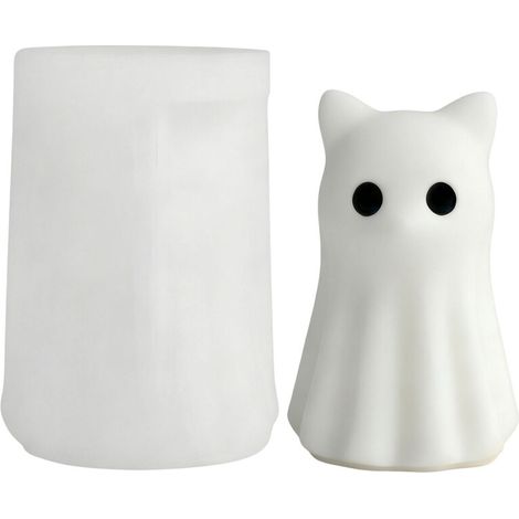 Set di stampi in silicone a tema fantasmi/gattini