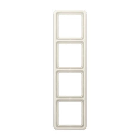 Jung Marco 4 veces, CD 500, IP 44, duroplástico, blanco, montaje vertical y horizontal CD 584 W