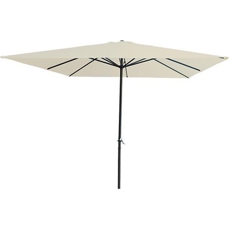OMBRELLONE ALLUMINIO QUADRATO BEIGE - 3X3