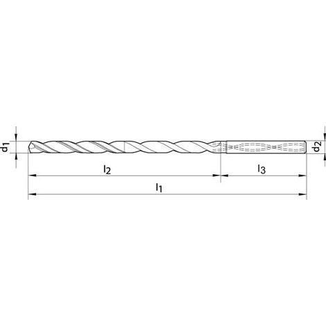 Foret pour trous profonds WN VHM TiALN queue HA refroidissement interne 14.0mm GÜHRING (1/5)
