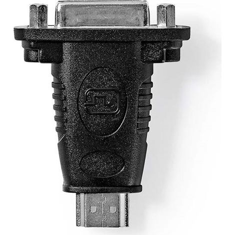 nedis CVGB34910BK adaptador HDMI negro acero inoxidable