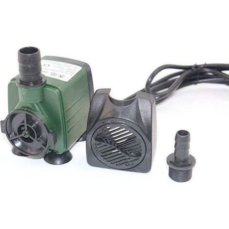 Pompe à eau submersible 25 W 1500 L/h AC 220-240 V avec 2 buses pour aquarium, bassin, fontaine de jardin et système hydroponique (1/3)
