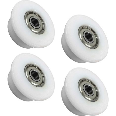 4X Rameur Roulement Roue Remplacement équipement de Gymnastique Rouleaux Accessoires Pièces pour Exercice D'entraînement de Fitness