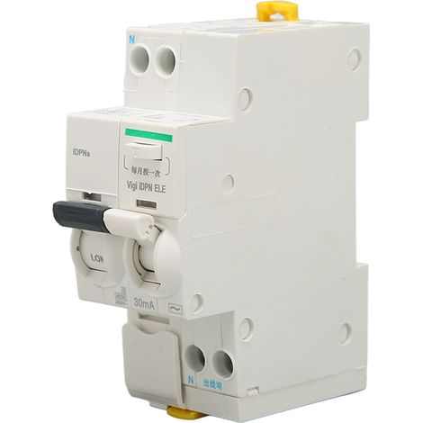 Fehlerstromschutzschalter 1P N AC 230V, Zubehör für Haus und Büro, 32A (1/5)