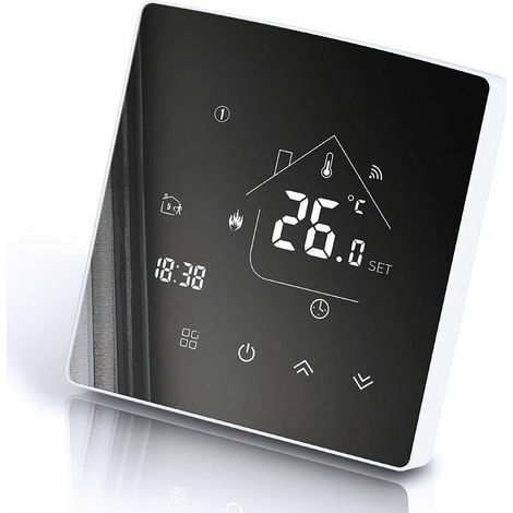 Intelligentes Heizthermostat Raumthermostat WiFi Thermostat für Fußbodenheizung Gas-/Wasserheizung Kompatibel mit Alexa, Google 3A TGR85WIFI