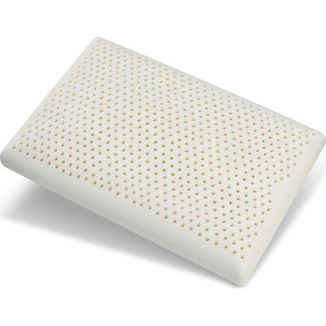 Oreiller en latex Talalay, oreiller en latex extra doux pour un sommeil réparateur (taille Queen), oreiller pour dormir sur le dos-AquaForge (1/5)