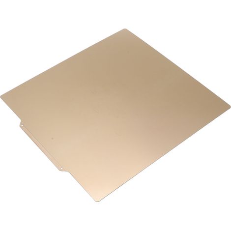 Plateau flexible en acier avec revêtement PEI dépoli et fond magnétique, résistance au feu de 50 à 70 °C, pour imprimante 3D, 310 x 310 mm (1/5)