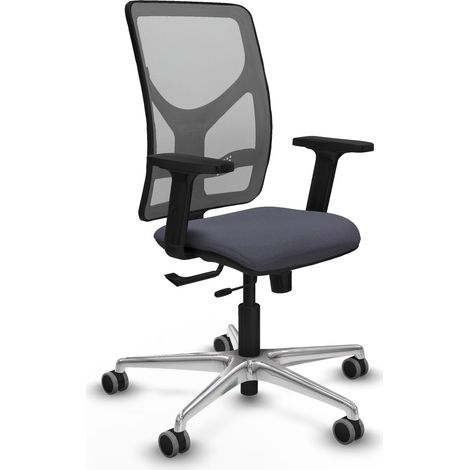 Sedia da ufficio piqueras y crespo Motilla grigio tessuto rete (1/2)