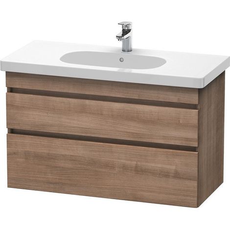 Mobiletto Duravit DuraStyle a parete 6485, 2 cassetti, 1000mm, per D-Code, Colore (anteriore/corpo): Ciliegio del Ticino - DS648507373
