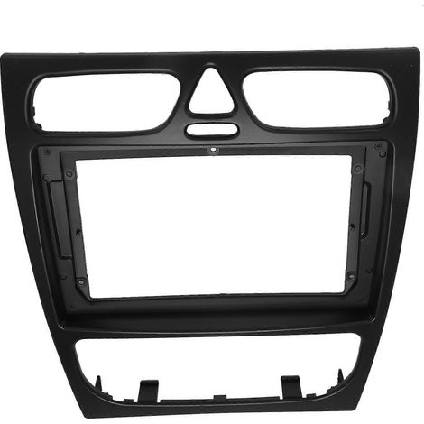 Façade d'autoradio pour Mercedes-Benz Classe C W203 (2002-2004), kit de montage avec adaptateur et cadre pour autoradio DVD et tableau de bord. (1/5)
