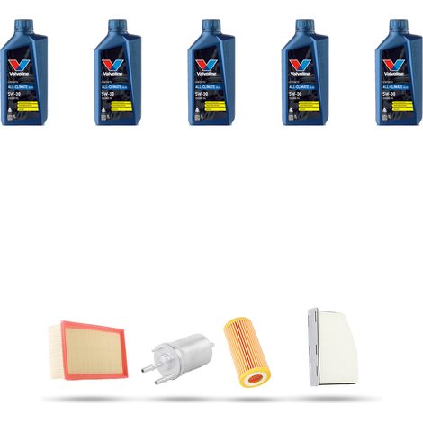 Kit tagliando 4 FILTRI e 5L OLIO compatibile con Audi TT II (8J3) 2.0 tfsi 200kw dal 2008 (1/5)