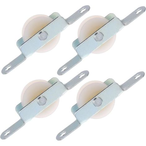 Lot De 4 roulettes De Rechange pour Auvent De Parasol Poulies De Porte Coulissante pour Parasols Dextérieur (1/4)