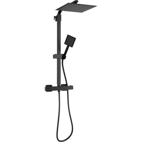 Columna de ducha para bañera, Negro