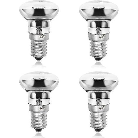 Lampe à lave 30 W E14 R39 avec réflecteur, culot E14 dimmable, ampoule chauffante R39, lot de 4, 220-240 V CA (1/5)