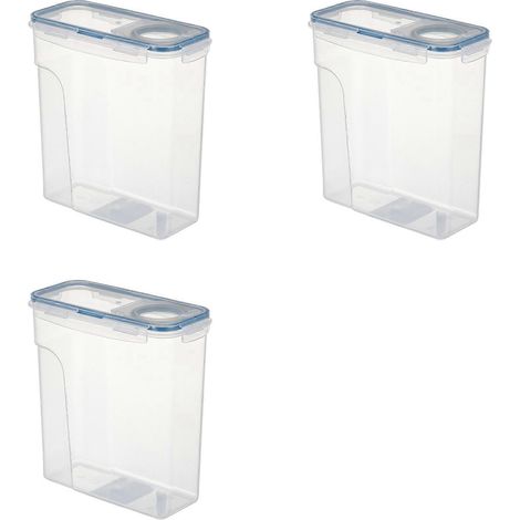 3x 3D-Drucker PLA-Filament-Trockenbox, 1 kg Materialschale, doppelwandige Versiegelung, 4 l feuchtigkeitsbeständiger Aufbewahrungsbehälter, blau (1/5)