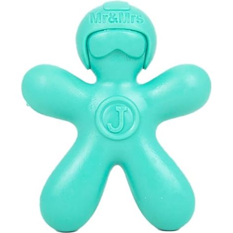 MR&MRS Big Joy Tuberose Tiffany - Ambientador para coche con boquilla con fragancia floral de tuberosa, diseño original en forma de personaje, hasta 45 días de fragancia, fabricado en Italia