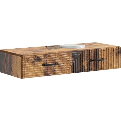 Maison Exclusive - Tavolino da Parete Laterale Legno antico 87,5 x 34,5 x 17 cm