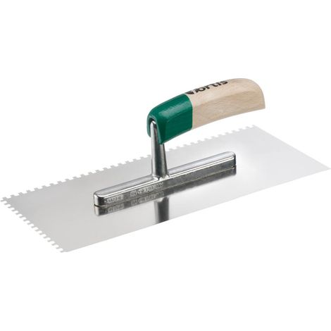 Fortis Glättekelle gezahnt, rostfrei, 280x130 mm Z. 4x4 (1/3)