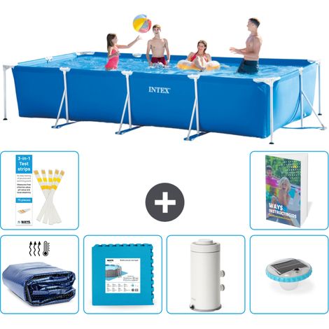Rechteckiger Frame Pool - 450x220x84 cm - 7-teilig S152