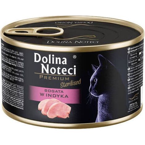 Cibo umido per gatti DNP sterilizzato al tacchino ricco 185 g