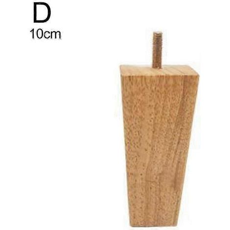 Ensemble canapé, table basse, meubles et repose-pieds en bois massif, style scandinave, 10 cm (1/5)