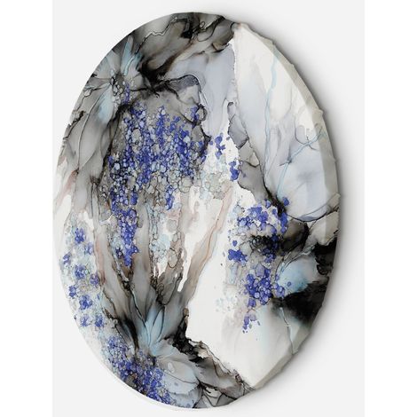 Tableau sur toile Image circulaire Aquarelle abstraite florale 40x40 (1/5)