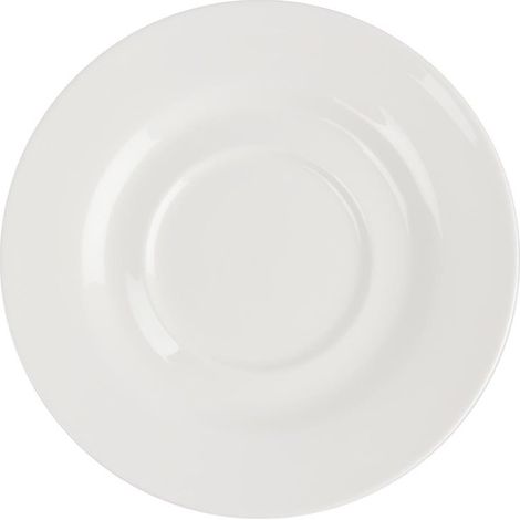 Soucoupes Rondes en Porcelaine Fine 156 mm - Lot de 6 - Lumina (1/4)