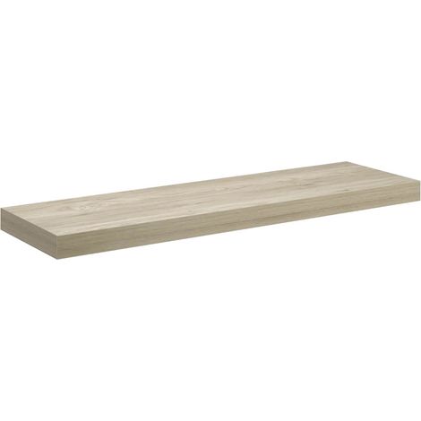 Maison Exclusive - Schweberegal Eiche-Optik 80x23,5x3,8 cm MDF (1/5)