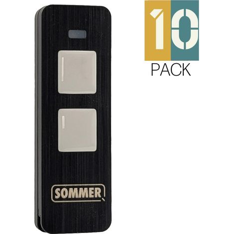 S13071-00001 Télécommande 2 CANAUX PEARL TWIN 434 MHZ SOMMER Pack de 10 (1/2)