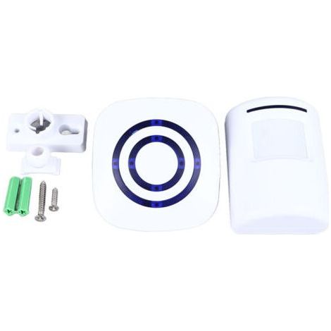 Infrared Detector Wireless Doorbell Alarm Sensitive Store Entrance with Receiver (1/4)