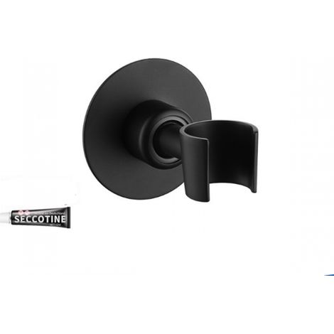 Support Pommeau de Douche Sans Perçage Fixation Mural 304, Acier Inoxydable, Réglable à 360° (1/5)