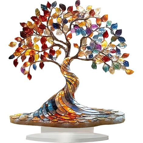 Tier Figuren Flacher 2D Acryl Schreibtisch Ornament