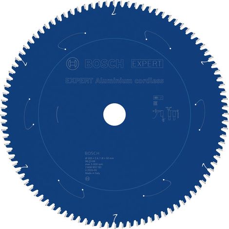 Bosch EXPERT Aluminium cordless Circular Saw Blade 305 x 2.4/1.8 x 30mm T96