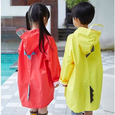 Vêtement De Pluie - Imperméable Léger Avec Capuche Pointue Et Avant-Toit - Pour Enfants - 1 Pièce (1/4)