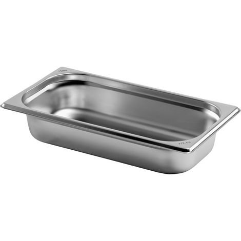 Bac GN 1/3 - Inox - 325x176x150mm - 5,7L - Budget - Saro