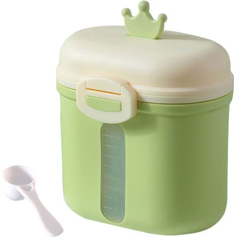 REWYTAZ Babymilchpulver-Portionierer – Tragbar und hygienisch – Schalengrün (1/5)