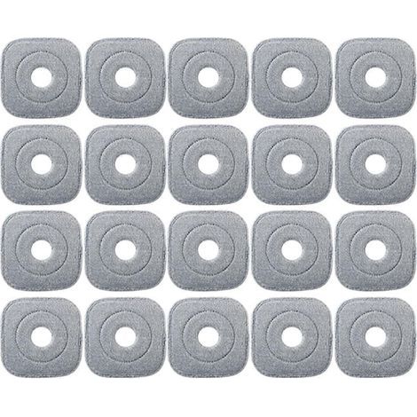 Lot de 20 lingettes lavables pour balai essoreur automatique (1/5)
