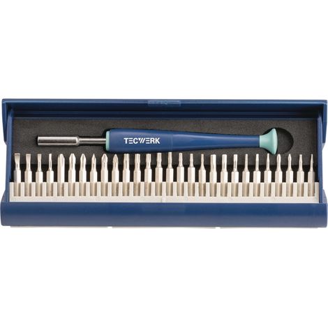 TECWERK Feinmechanikerbitset 29tlg.m.Wechselbits in Ku.-Kass.TECWERK (1/5)